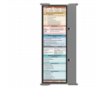 WhiteCoat Clipboard® Trifold - Silver Medical Edition