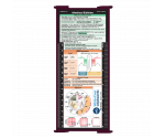 WhiteCoat Clipboard® Trifold - Wine Medical Edition