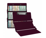 WhiteCoat Clipboard® Trifold - Wine Medical Edition