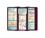 WhiteCoat Clipboard® Trifold - Wine Medical Edition