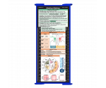 WhiteCoat Clipboard® Trifold - Blue Medical Edition