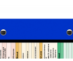 WhiteCoat Clipboard® Trifold - Blue Medical Edition