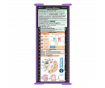 WhiteCoat Clipboard® Trifold - Lilac Medical Edition