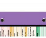 WhiteCoat Clipboard® Trifold - Lilac Medical Edition
