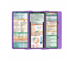 WhiteCoat Clipboard® Trifold - Lilac Medical Edition