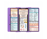 WhiteCoat Clipboard® Trifold - Lilac Medical Edition
