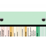 WhiteCoat Clipboard® Trifold - Mint Medical Edition