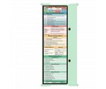 WhiteCoat Clipboard® Trifold - Mint Medical Edition