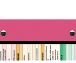 WhiteCoat Clipboard® Trifold - Pink Medical Edition