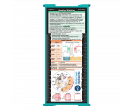 WhiteCoat Clipboard® Trifold - Teal Medical Edition