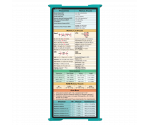 WhiteCoat Clipboard® Trifold - Teal Medical Edition