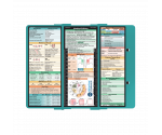 WhiteCoat Clipboard® Trifold - Teal Medical Edition