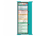 WhiteCoat Clipboard® Trifold - Teal Medical Edition