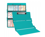 WhiteCoat Clipboard® Trifold - Teal Medical Edition