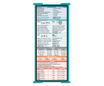 WhiteCoat Clipboard® Trifold - Teal Medical Edition
