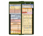 WhiteCoat Clipboard® Vertical - Army Green Anesthesia Edition