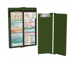 WhiteCoat Clipboard® Vertical - Army Green Medical Edition