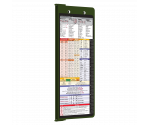 WhiteCoat Clipboard® Vertical - Army Green Nursing Edition