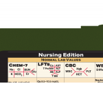 WhiteCoat Clipboard® Vertical - Army Green Nursing Edition