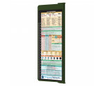 WhiteCoat Clipboard® Vertical - Army Green Nursing Edition