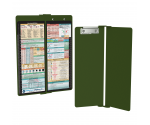 WhiteCoat Clipboard® Vertical - Army Green Nursing Edition