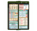 WhiteCoat Clipboard® Vertical - Army Green Nursing Edition