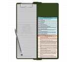 WhiteCoat Clipboard® Vertical - Army Green Occupational Therapy Edition