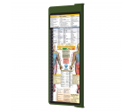 WhiteCoat Clipboard® Vertical - Green Physical Therapy Edition