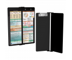 WhiteCoat Clipboard® Vertical - Black Medical Edition