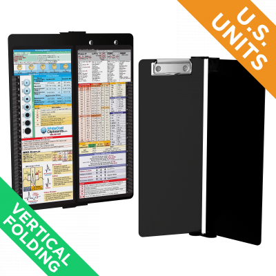 WhiteCoat Clipboard® Vertical - Black Nursing Edition