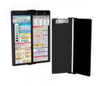 WhiteCoat Clipboard® Vertical - Black Nursing Edition
