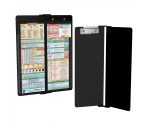 WhiteCoat Clipboard® Vertical - Black Nursing Edition