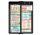 WhiteCoat Clipboard® Vertical - Black Nursing Edition