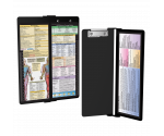 WhiteCoat Clipboard® Vertical - Black Occupational Therapy Edition