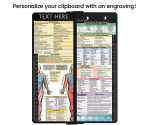 WhiteCoat Clipboard® Vertical - Black Occupational Therapy Edition