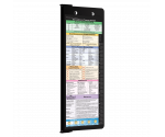 WhiteCoat Clipboard® Vertical - Black Occupational Therapy Edition