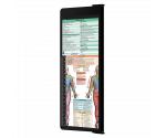 WhiteCoat Clipboard® Vertical - Black Occupational Therapy Edition