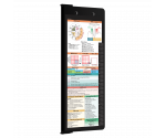 WhiteCoat Clipboard® Vertical - Blackout Medical Edition