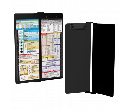 WhiteCoat Clipboard® Vertical - Blackout Nursing Edition