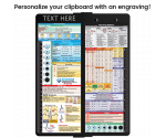 WhiteCoat Clipboard® Vertical - Blackout Nursing Edition