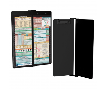 WhiteCoat Clipboard® Vertical - Blackout Nursing Edition