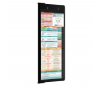 WhiteCoat Clipboard® Vertical - Blackout Nursing Edition