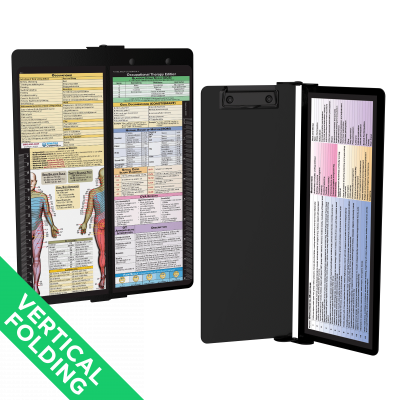 WhiteCoat Clipboard® Vertical - Blackout Occupational Therapy Edition