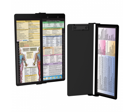 WhiteCoat Clipboard® Vertical - Blackout Occupational Therapy Edition