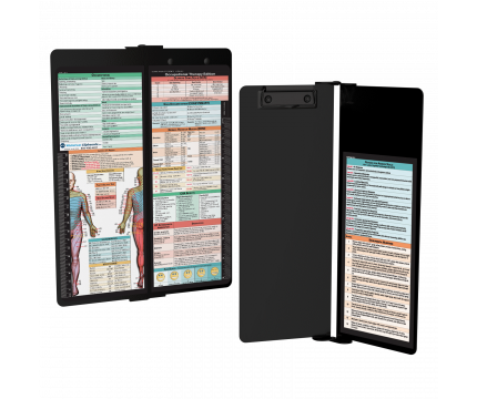 WhiteCoat Clipboard® Vertical - Blackout Occupational Therapy Edition