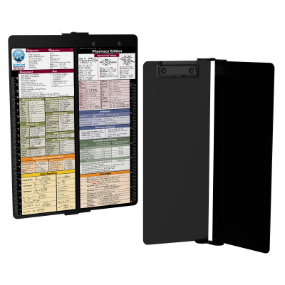 WhiteCoat Clipboard® Vertical - Blackout Pharmacy Edition