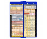 WhiteCoat Clipboard® Vertical - Blue Anesthesia Edition
