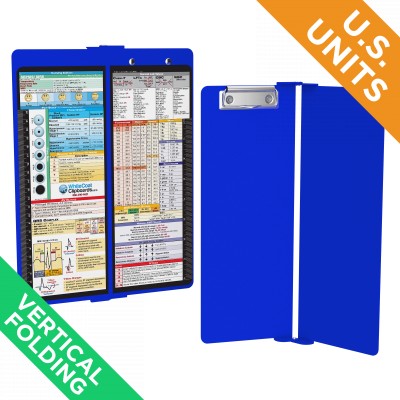 WhiteCoat Clipboard® Vertical - Blue Nursing Edition