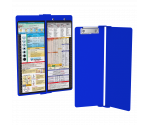 WhiteCoat Clipboard® Vertical - Blue Nursing Edition