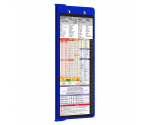 WhiteCoat Clipboard® Vertical - Blue Nursing Edition